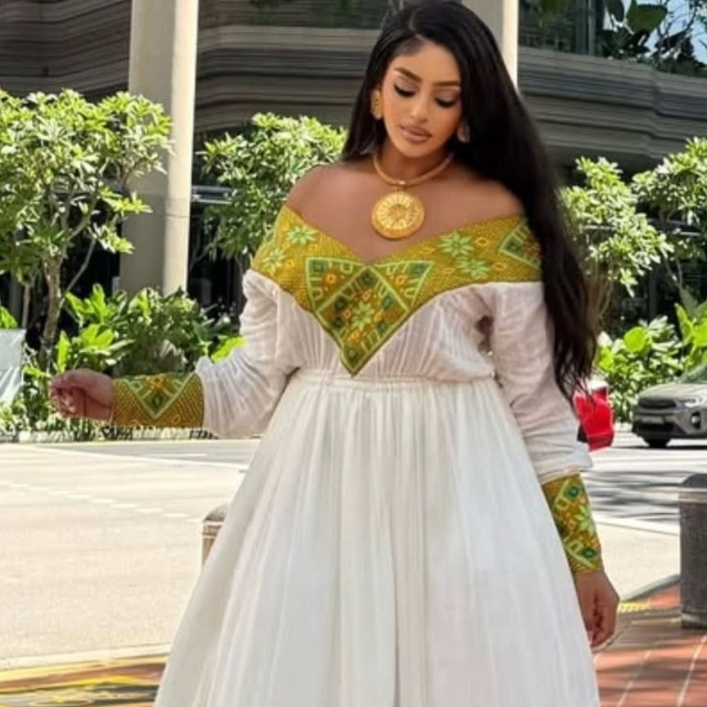 Fire Habesha Dress