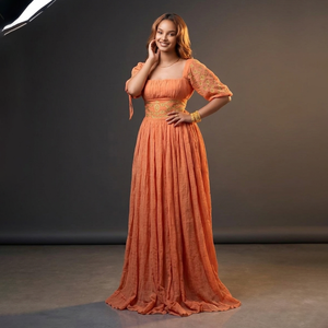 Orange Niker Habesha Kemis
