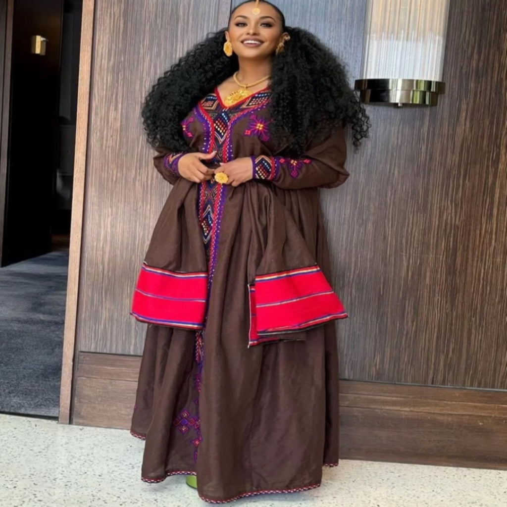 Hibist Ethiopian Dress