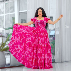 habesha chiffon dress