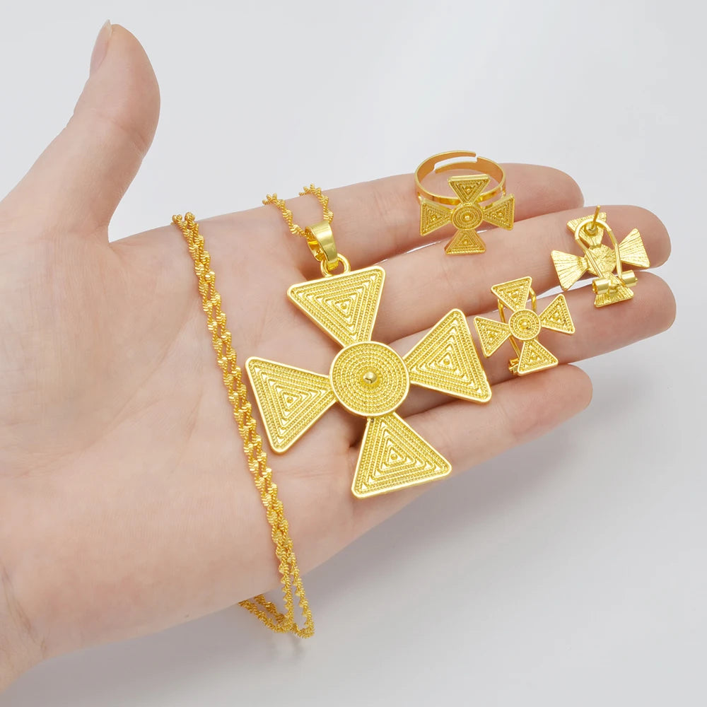 Gold Plated Eritrean Ornaments