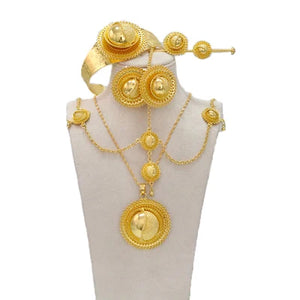 Ethiopian Women's Wedding Jewelry Set
