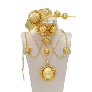 Ethiopian Women's Wedding Jewelry Set