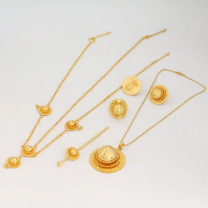 Ethiopian Women's Wedding Jewelry Set