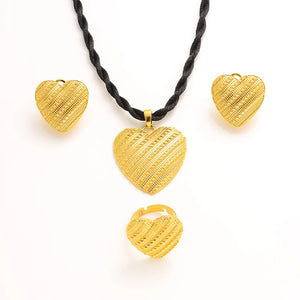 Ethiopian heart shape fashion Jewelry set