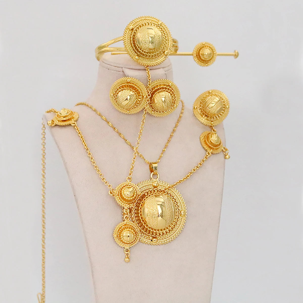 Ethiopian Women's Wedding Jewelry Set