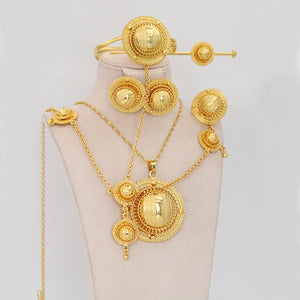 Ethiopian Women's Wedding Jewelry Set
