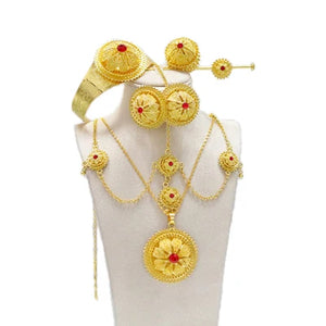 Ethiopian Women's Wedding Jewelry Set
