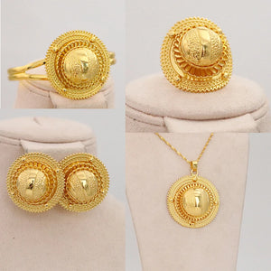 Ethiopian Women's Wedding Jewelry Set