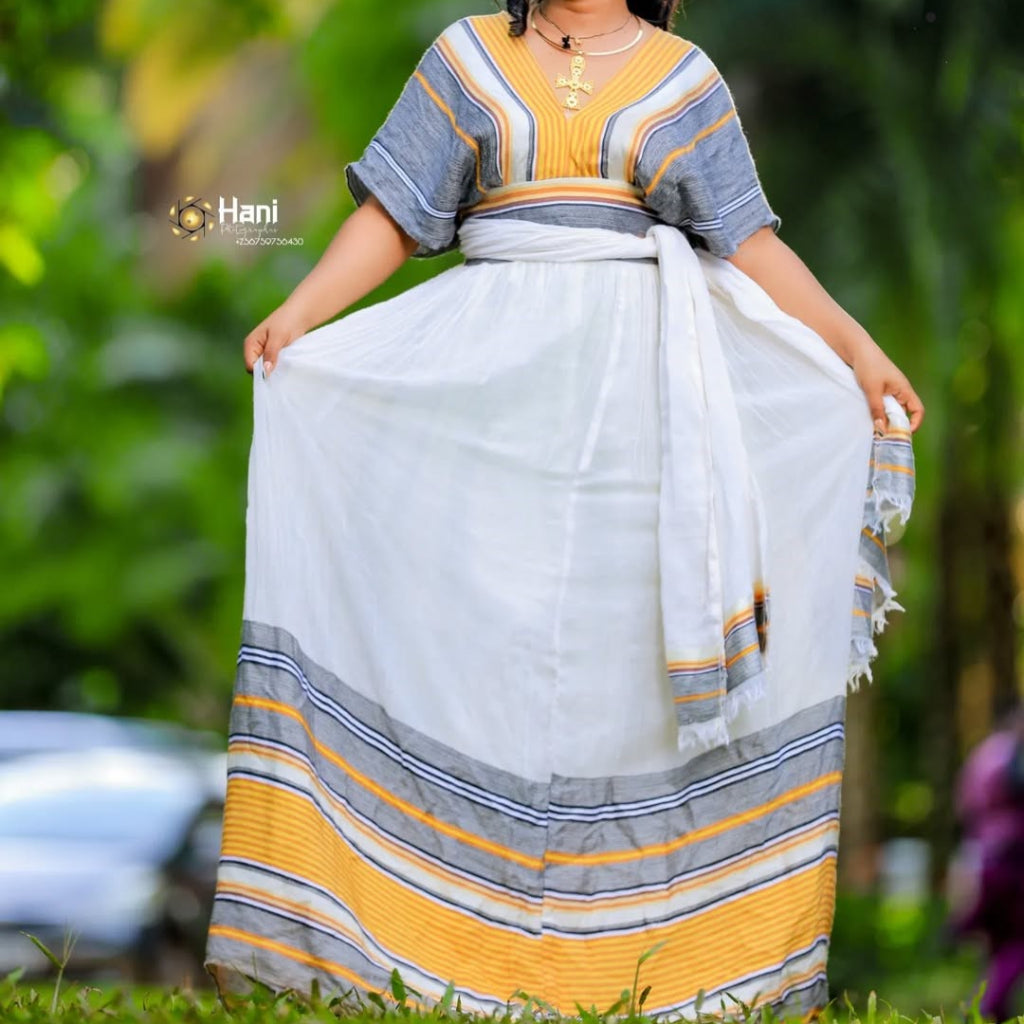 Wubit Habesha Dress - EthiopianClothing.Net