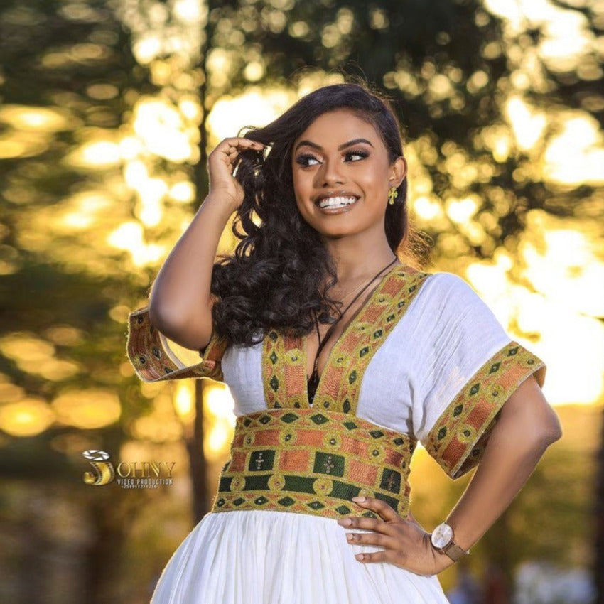 Traditional ethiopian wedding dress