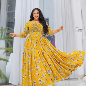 Heaven Ethiopian Chiffon Dress