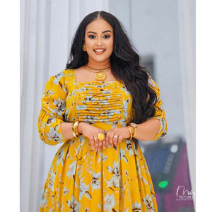 Heaven Ethiopian Chiffon Dress