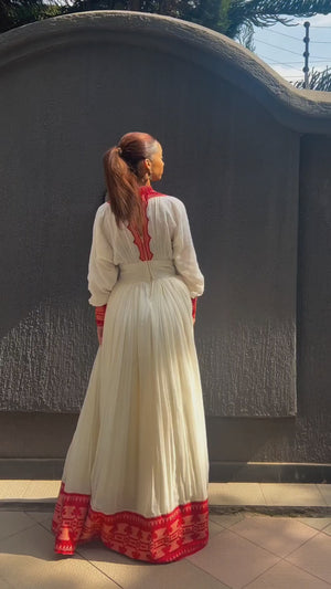 Ethiopian cultural habesha dress