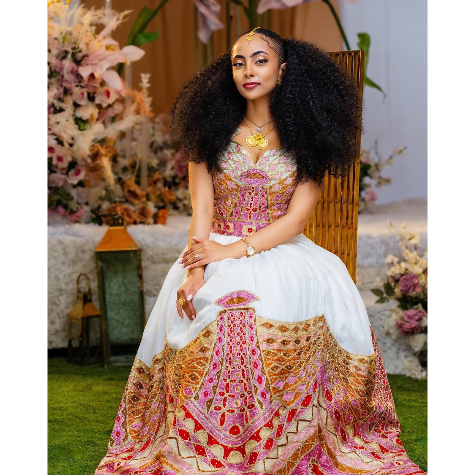 Amarech Ethiopian Wedding Dress