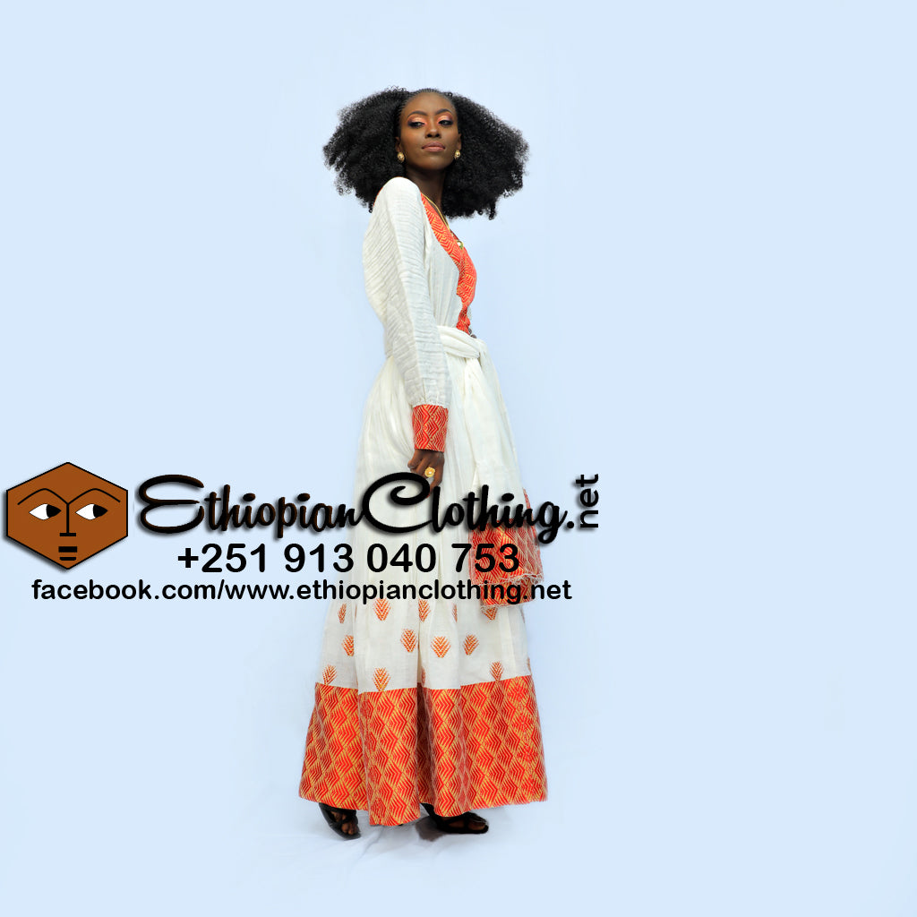 Bitanya Ethiopian traditional dress new style - Ethiopian Traditional Dress