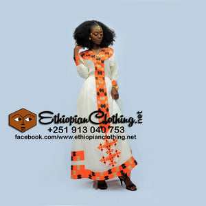 Tiringo Ethiopian Dress - Ethiopian Traditional Dress