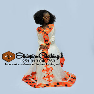 Tiringo Ethiopian Dress - Ethiopian Traditional Dress