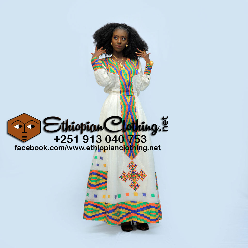 Jenber Ethiopian Dress - Ethiopian Traditional Dress