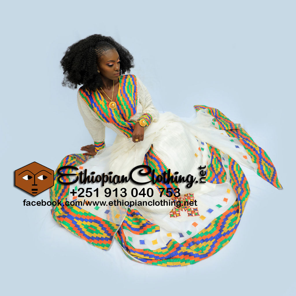 Jenber Ethiopian Dress - Ethiopian Traditional Dress