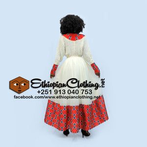 Readymade Emebet Ethiopian Dress - Ethiopian Traditional Dress