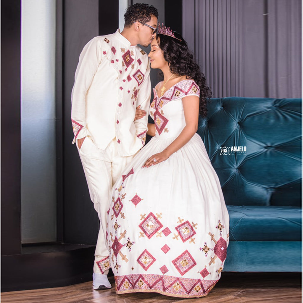 Ethiopian wedding dresses - Habesha Clothing