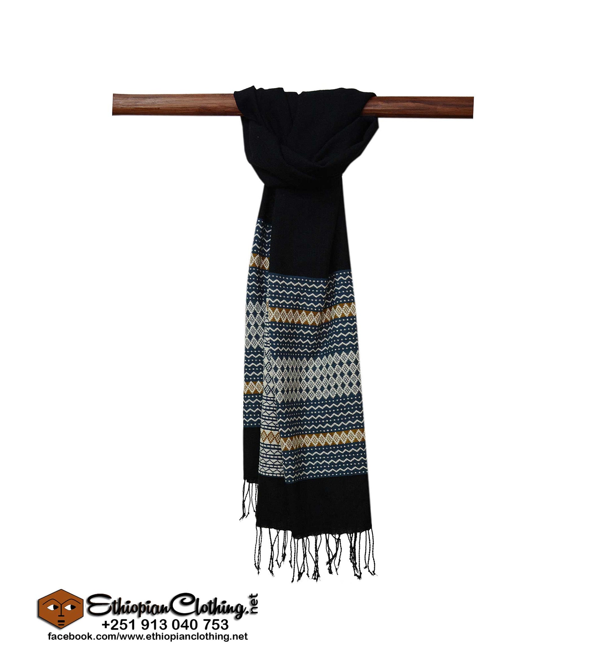Tikur Ethiopian Scarf - Ethiopian Traditional Dress