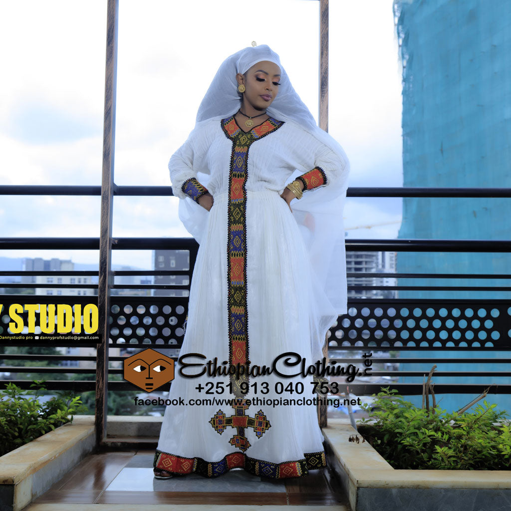 Meki Habesha Dress - Ethiopian Traditional Dress