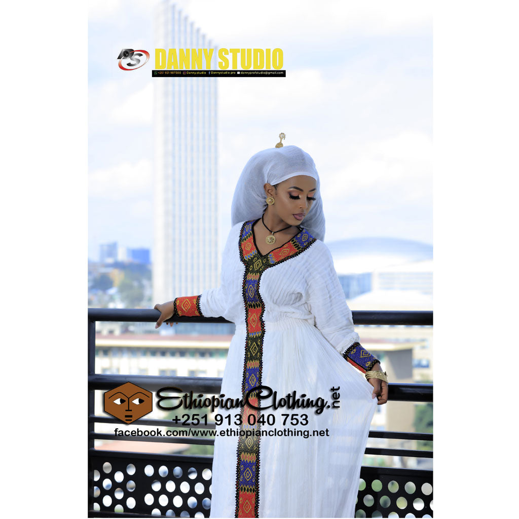 Meki Habesha Dress - Ethiopian Traditional Dress