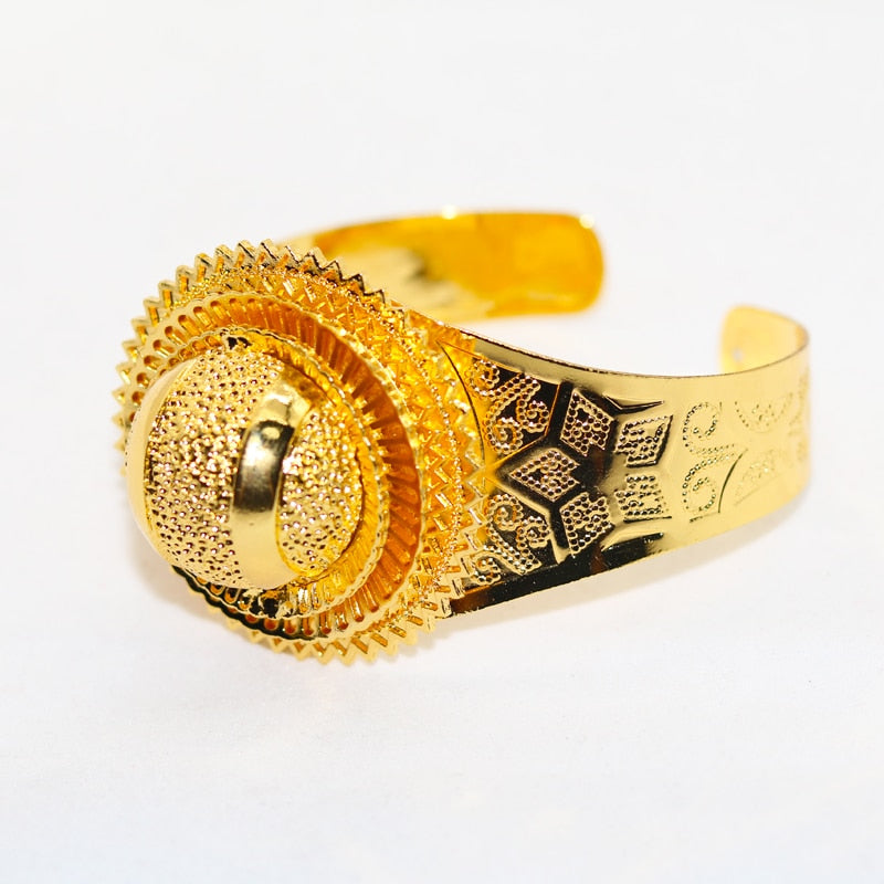 Ethiopian 24k Gold Plated Bridal Jewelry Sets - Ethiopian Traditional Dress