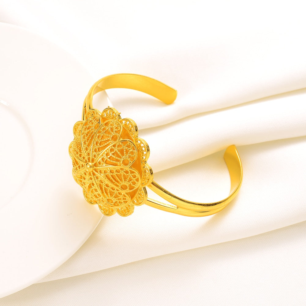 Ethiopian Gold Plated Bridal Jewelry Sets - Ethiopian Traditional Dress