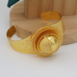 6 PCS Dubai 24K Gold Jewelry Set - Ethiopian Traditional Dress
