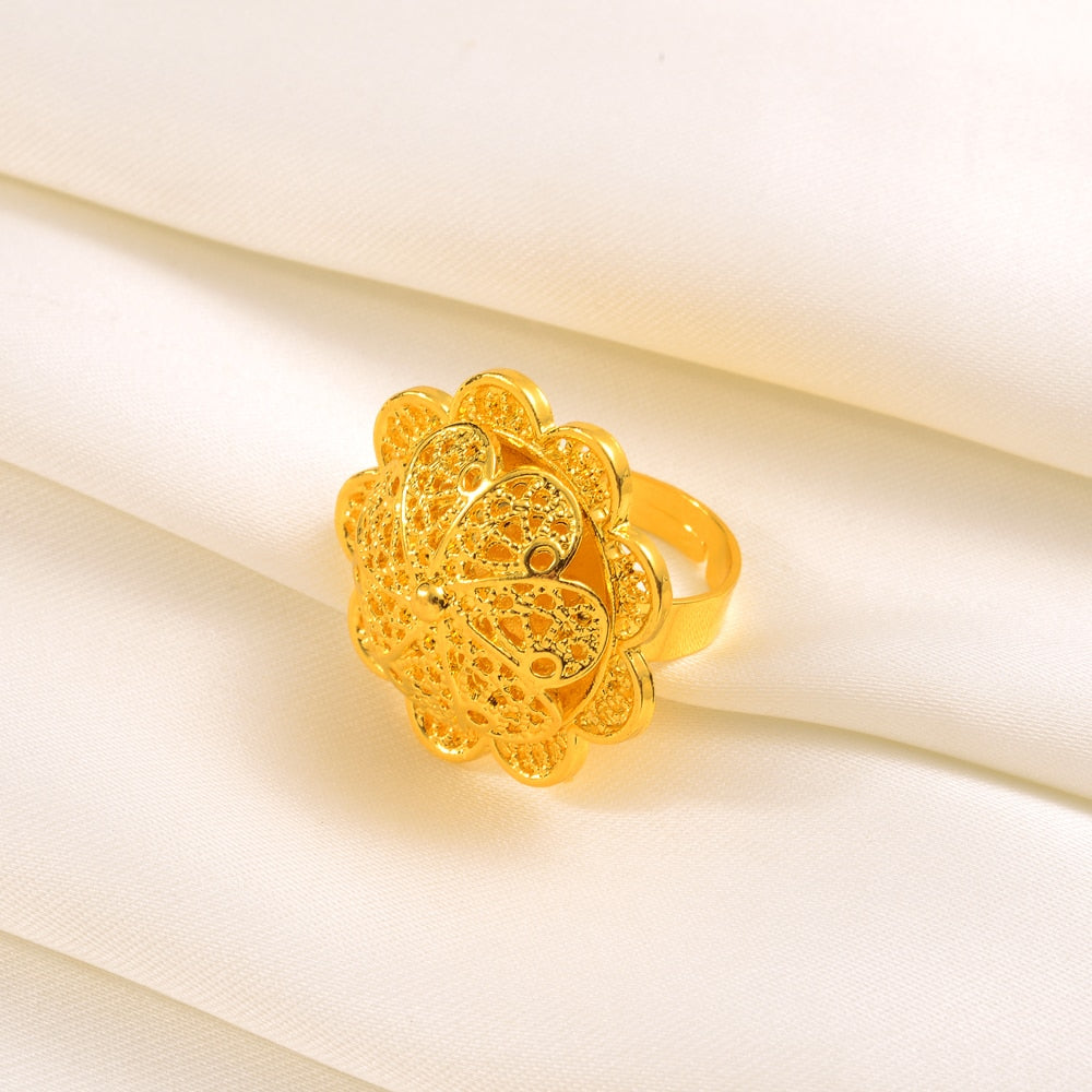 Ethiopian Gold Plated Bridal Jewelry Sets - Ethiopian Traditional Dress
