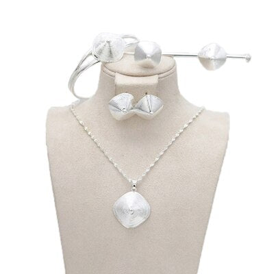 2022 Habesha Silver Plated Jewelry Set - Ethiopian Traditional Dress
