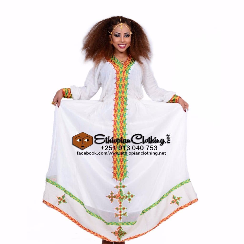 Abyssinia Telf Ethiopian Dress - Ethiopian Traditional Dress