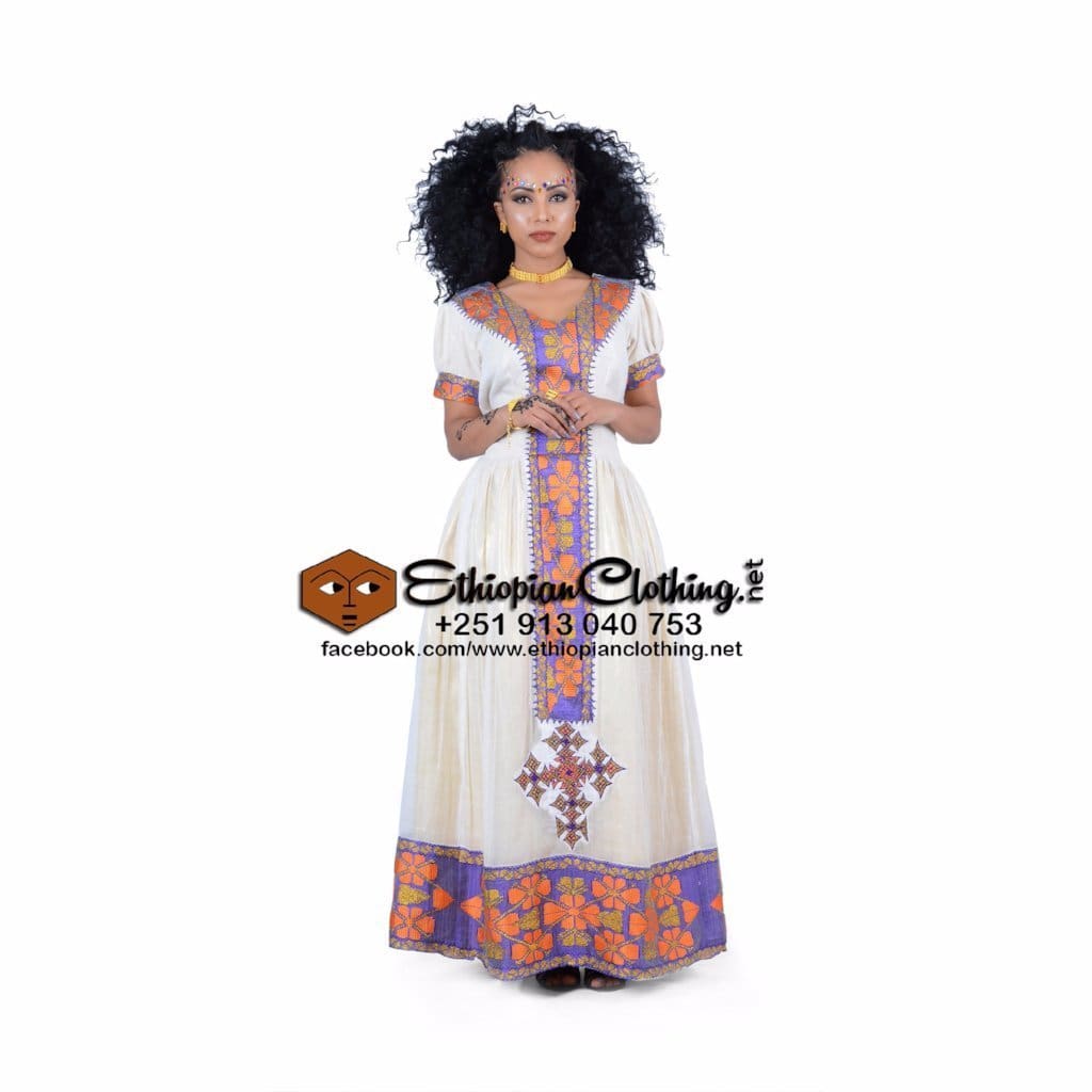 Agaro Habesha Dress - Ethiopian Traditional Dress