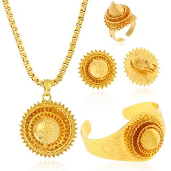 Almaz Eritrean bridal jewelry - Ethiopian Traditional Dress