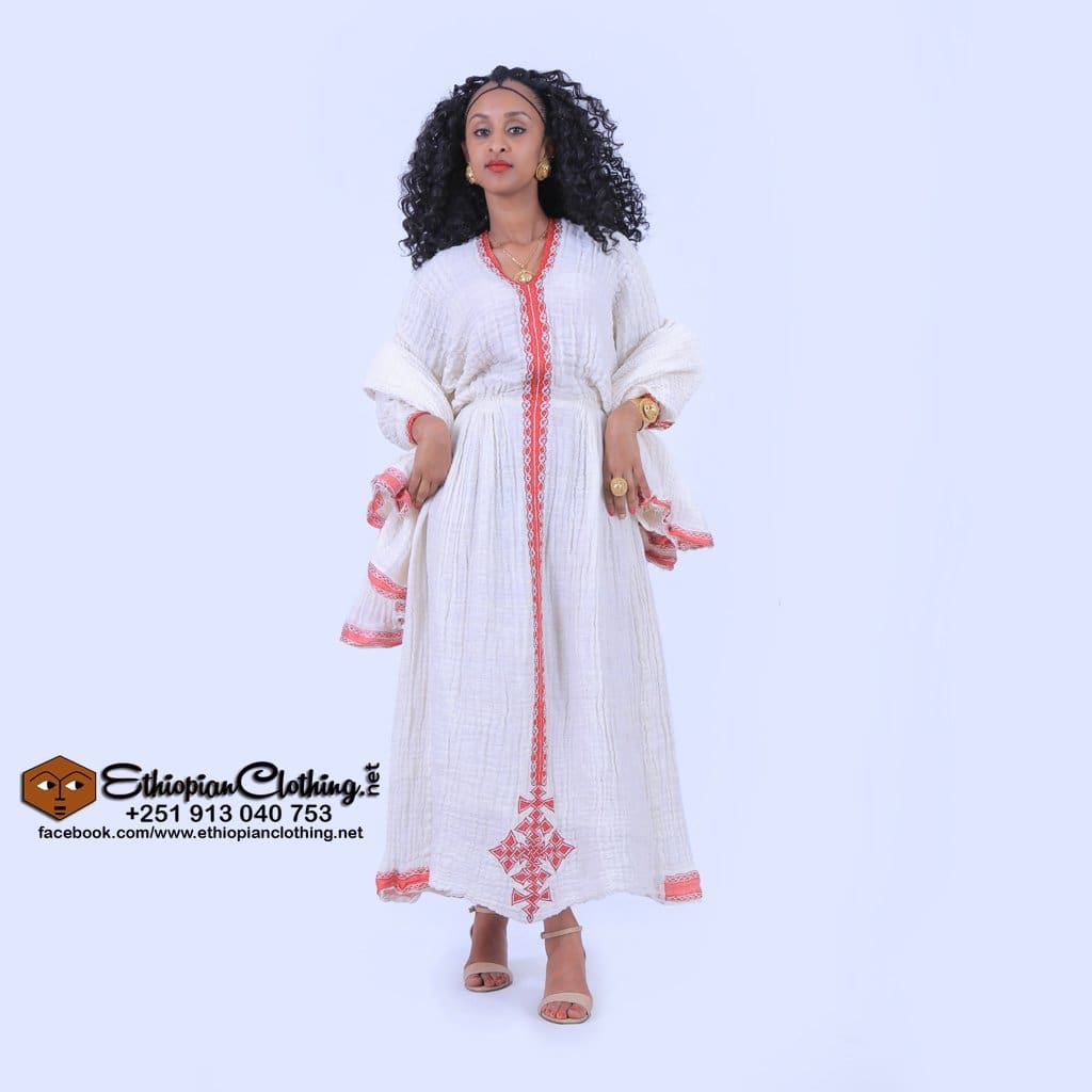 Awet Axum telf - Ethiopian Traditional Dress