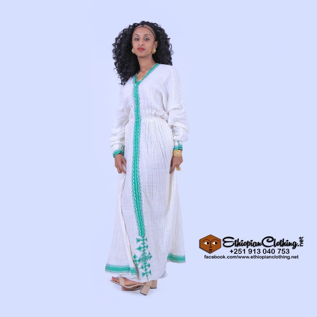 Axum tibeb habesha dress - Ethiopian Traditional Dress