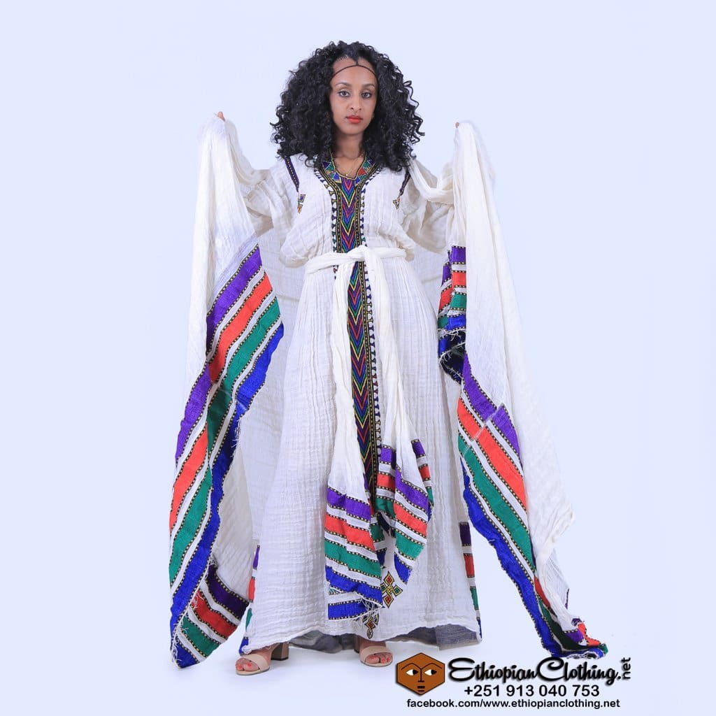 Axum traditional zuria - Ethiopian Traditional Dress