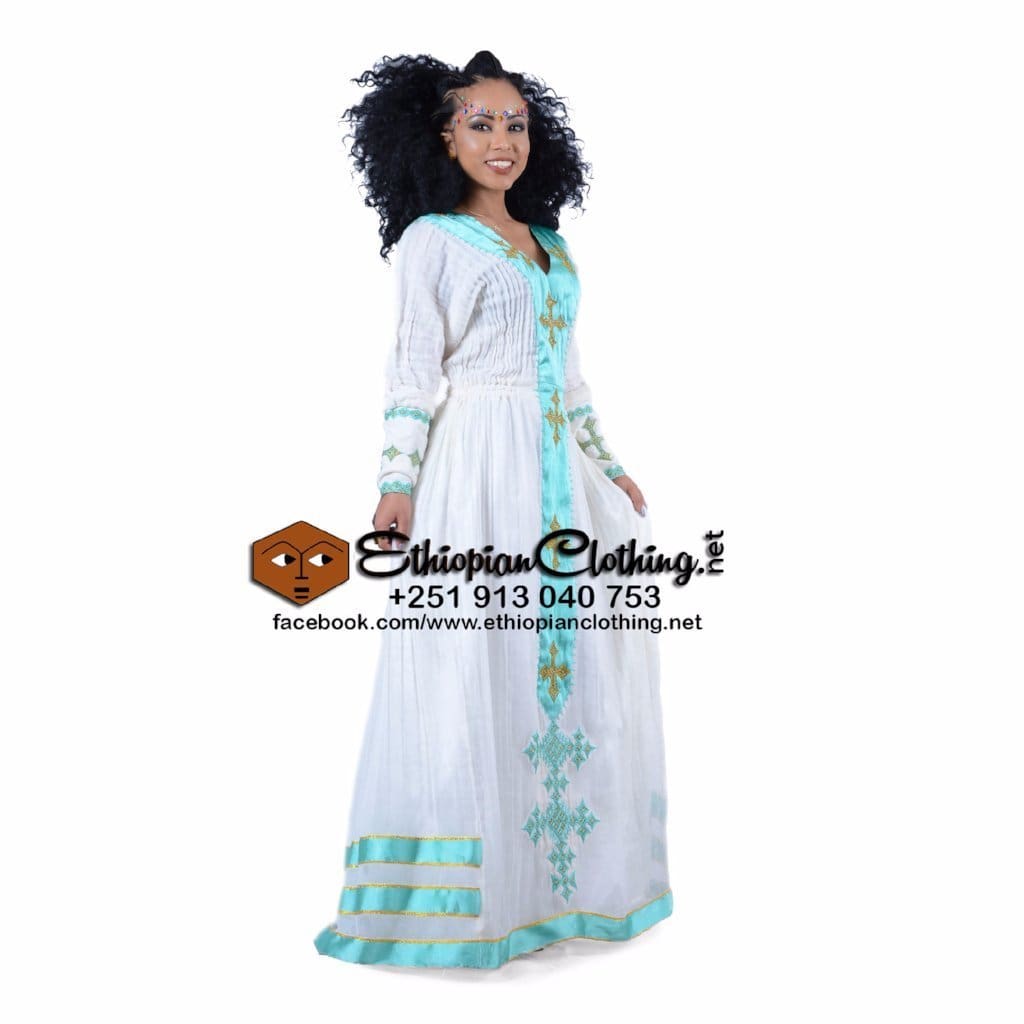 Bati Habesha Kemis - Ethiopian Traditional Dress