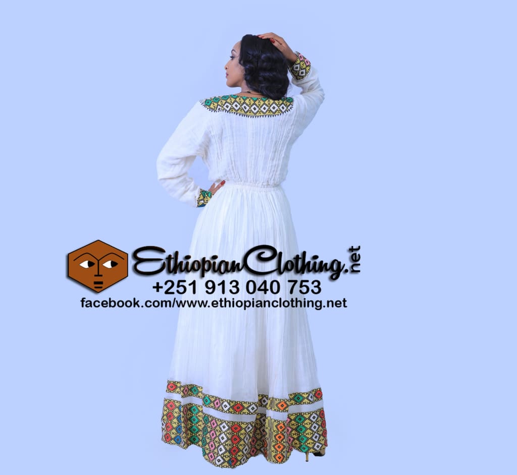 Bella Habesha Dress - Ethiopian Traditional Dress