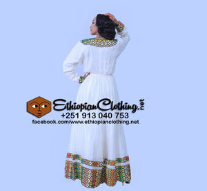 Bella Habesha Dress - Ethiopian Traditional Dress