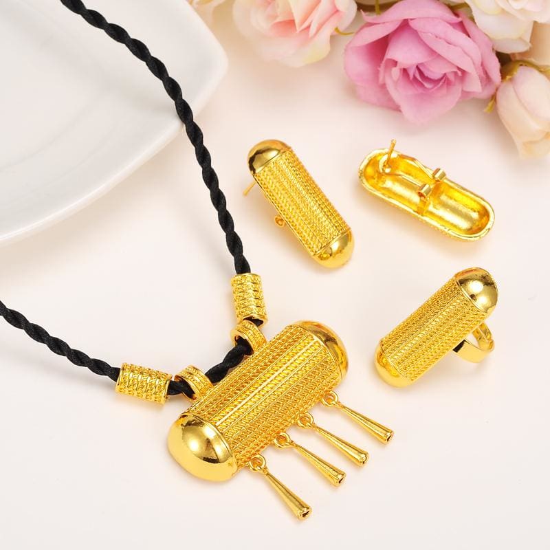 Bira Ethiopian Traditional Jewelry Set - Ethiopian Traditional Dress