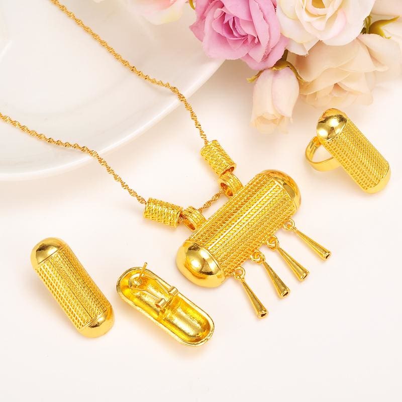 Bira Ethiopian Traditional Jewelry Set - Ethiopian Traditional Dress