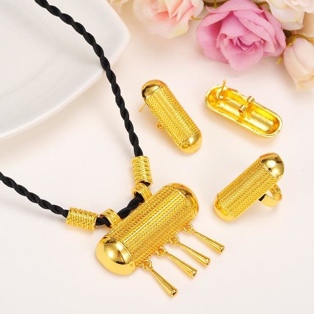 Bira Ethiopian Traditional Jewelry Set - Ethiopian Traditional Dress