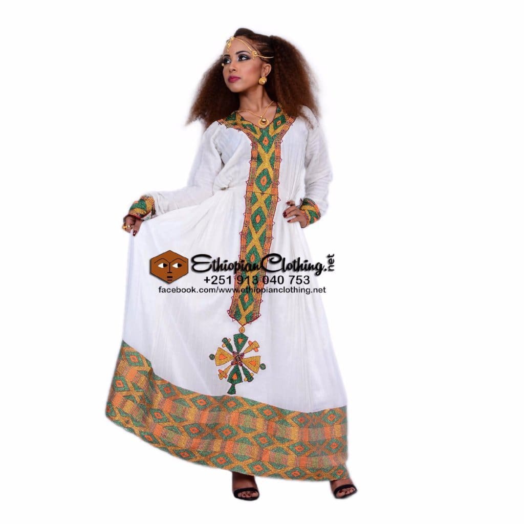 Birtukan Menen Telfi - Ethiopian Traditional Dress