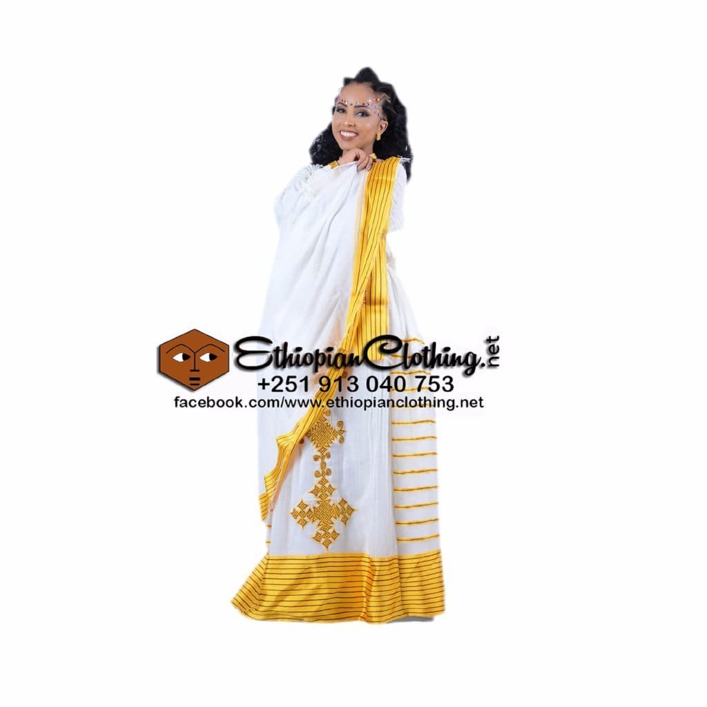 Bishoftu Ethiopian Dress - Ethiopian Traditional Dress