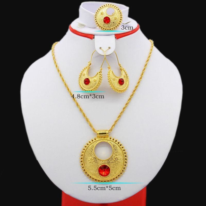 Bontu Habesha Wedding Jewelry - Ethiopian Traditional Dress