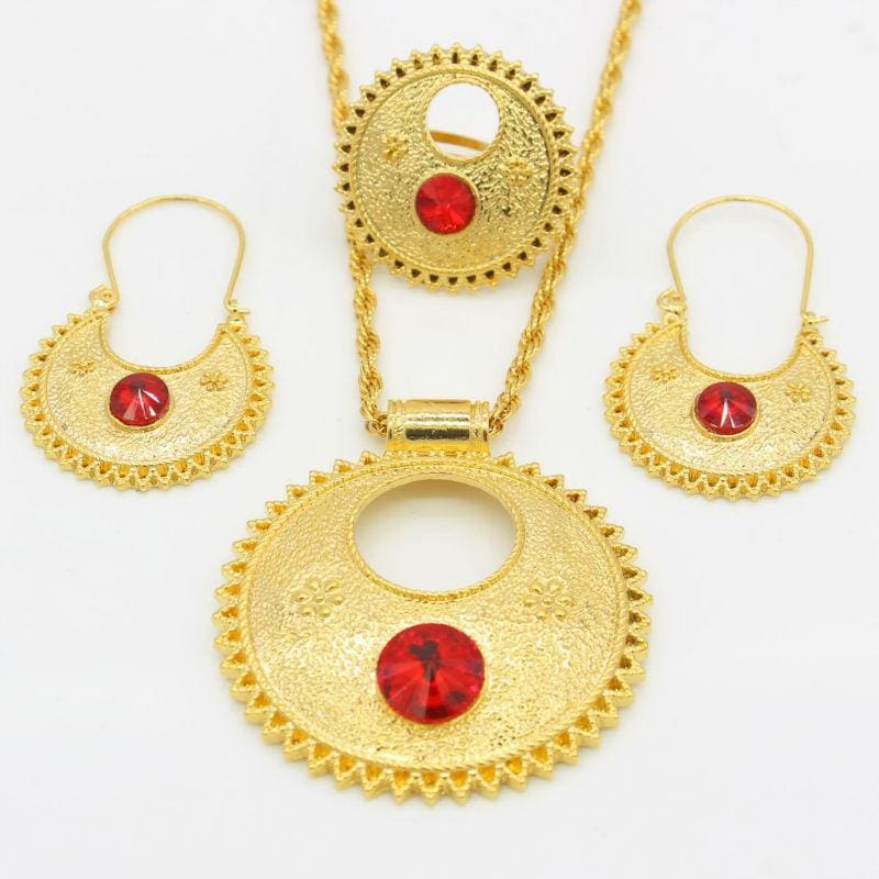 Bontu Habesha Wedding Jewelry - Ethiopian Traditional Dress